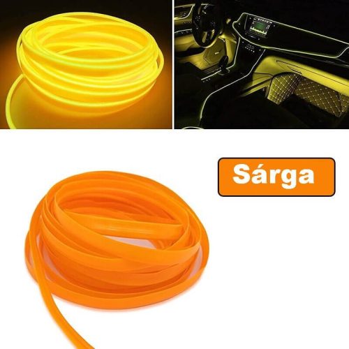 Armaturenbrett-LED-Streifen, Autodekorstreifen gelb