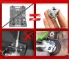 Disc brake, Brake piston repair and removal mounting block