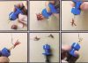 Earthworm bait clip, fastener