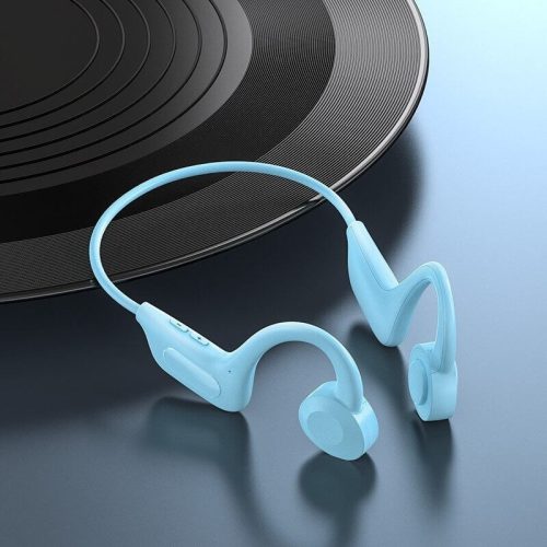Knochenleitungs-Ohrhörer, kabellose wasserdichte Ohrhörer blau