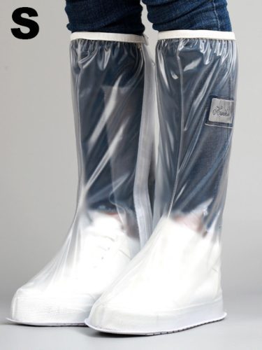 Transparent shoe cover for rainy days S 34-35