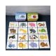 Skill development puzzle card game Animals