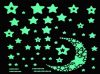 52 glow-in-the-dark star wall stickers