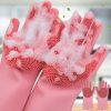 Washing gloves, silicone gloves 1 pair