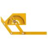 Professional protractor with ruler