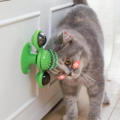 Zabawka dla kota Wiatrak z grzebieniem dla kota