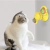 Windmill cat toy with cat comb