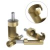 Titanium coated plug drill, navel pin drill set (4 pcs.)