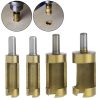 Titanium coated plug drill, navel pin drill set (4 pcs.)