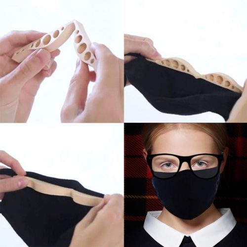 Maska silikonowa dla osób noszących okulary do dali