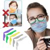 Silicone mask for distance glasses wearers