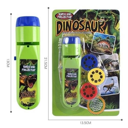 Interactive educational projector, night projector (with 24 images) dinosaur