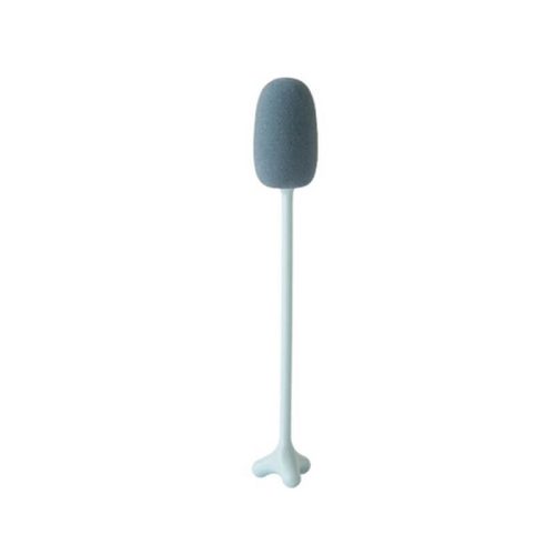 Long-handled water bottle cleaning sponge, Champagne and occasional glass washing sponge blue