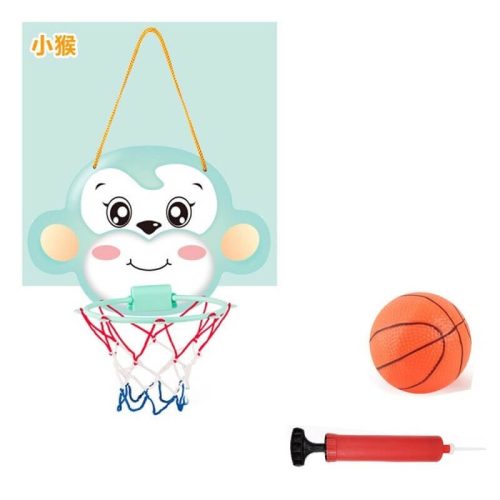 Lustiges Mini-Basketball-Rückbrett mit Ball in Affenform