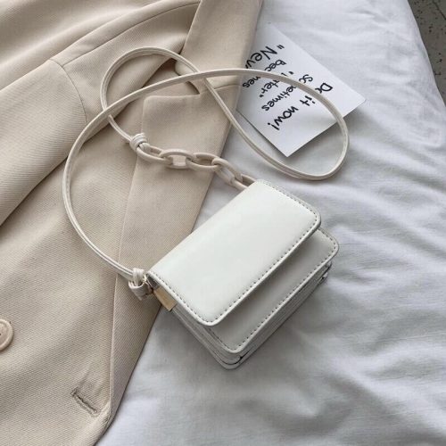 Crossbody bag, Women's leisure bag white