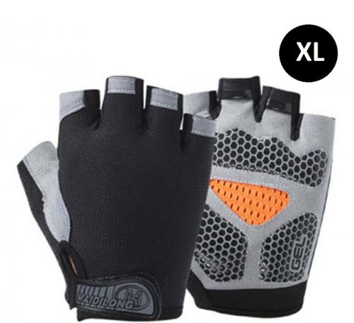 Rutschfeste Radsporthandschuhe, schweiß- und saugfähige Handschuhe XL