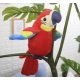 Talking Plush Parrot Red