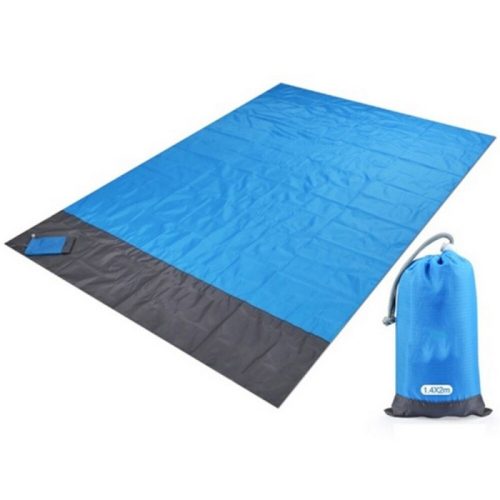 Foldable, waterproof beach mat, picnic blanket Blue