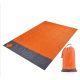 Foldable, waterproof beach mat, picnic blanket Orange