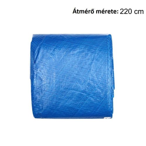 Pool cover tarpaulin with a diameter of 220 cm