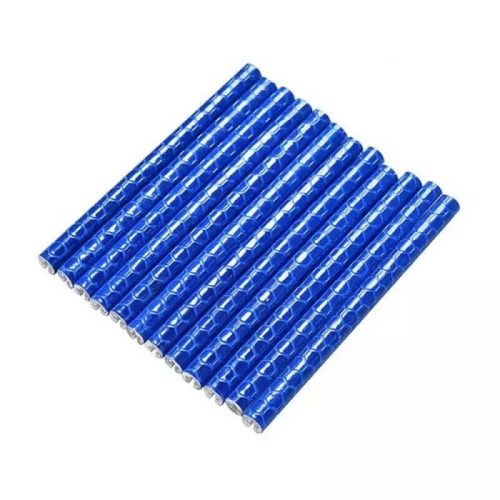Bicycle spoke decoration, Reflective bar for bicycles (12 pcs) blue