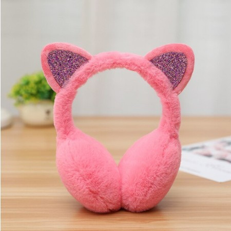 Căști pentru urechi de pisică, roz