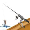 360° rotatable fishing rod holder