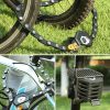 Folding bicycle lock
