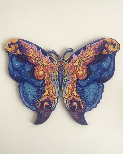 Wooden puzzle for children butterfly