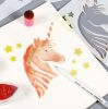 Silhouette painting template, stencil (16 pcs.)