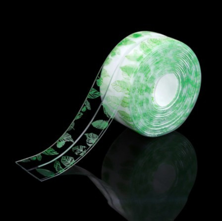 Mold Resistant Sealing Tape - Transparent Leafy Green
