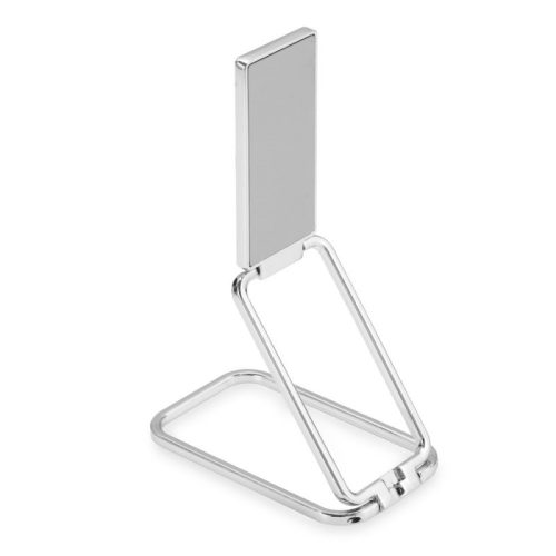 Folding mobile phone holder, phone ring silver