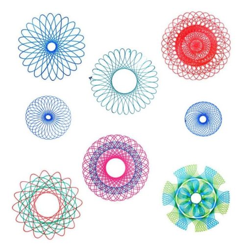 Geometric drawing game (20 parts)