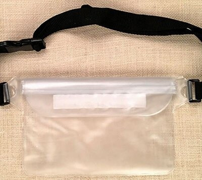 Waterproof bag transparent