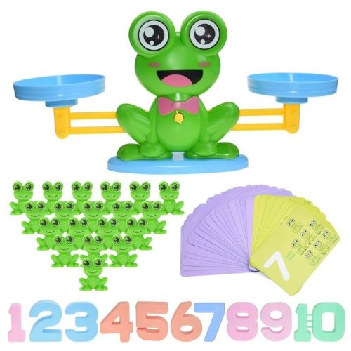 Animal scale game, math game frog