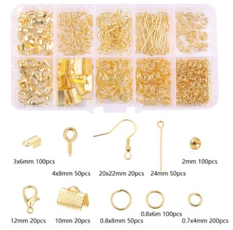 Jewelry making set gold