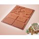 Silicone gingerbread house mold