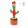Mówiący, tańczący kaktus, interaktywna zabawka Święty Mikołaj