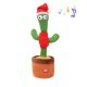 Sprechender, tanzender Kaktus, interaktives Spielzeug Weihnachtsmann