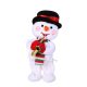 Christmas dancing plush snowman