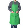 Kitchen apron, dark green