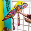 Colorful hang glider