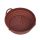 Collapsible silicone mold for hot air oven brown round