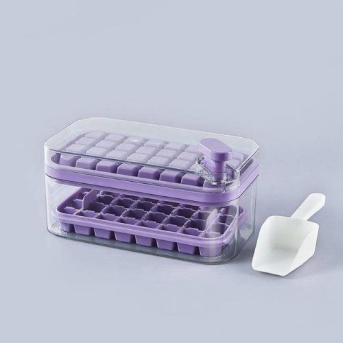 Ice cube maker set purple