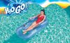 Bestway inflatable swimming chair, rubber chair with cup holder, blue