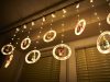 LED-Vorhang mit Weihnachtsfiguren, 3 Meter