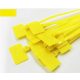 Cable tie with colored labels (100 pcs) - Yellow