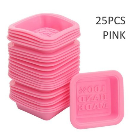 Silicone soap mold pink