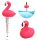 Indicator de temperatură a apei sub formă de flamingo pentru piscină