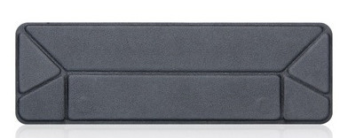 Portable, foldable, ergonomic laptop stand Black